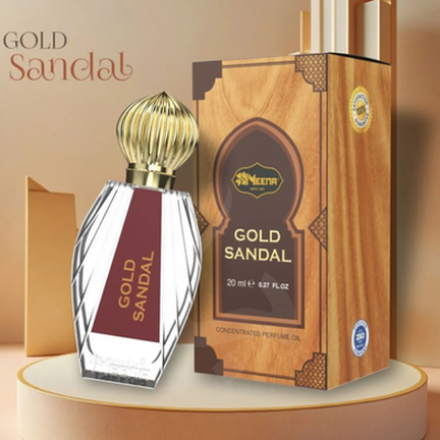 Picture of Meena Gold Sandal Perfume Roll-on Attar (itr) Free From Alcohol - 20ml-(00IA)