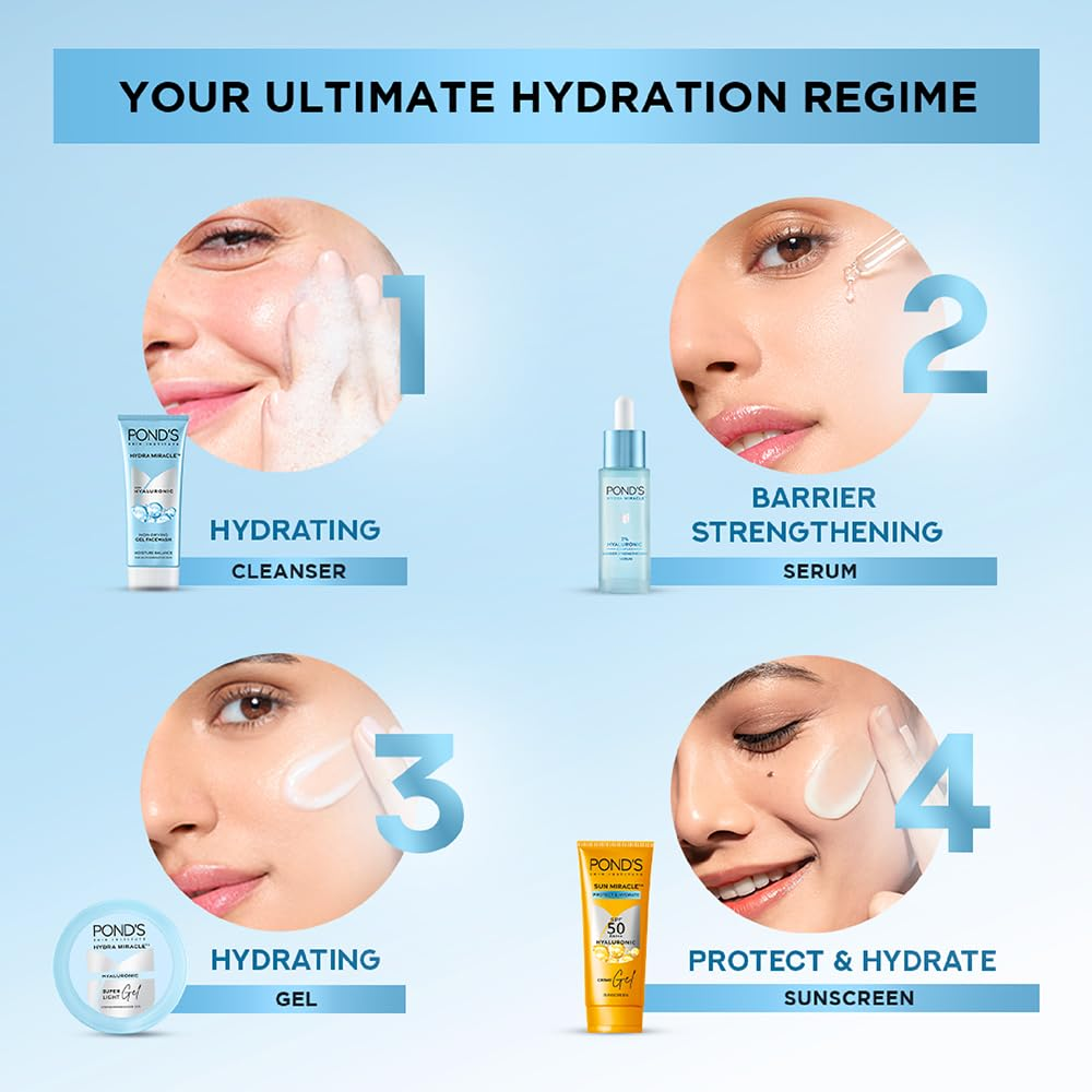 Picture of Ponds Super Light Gel with Hyaluronic Acid + Vitamin E -100ml (OA)
