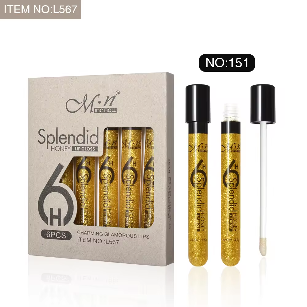 Picture of Menow Splendid Honey Lip Gloss Gold - L567 (Shade-151) (OA)