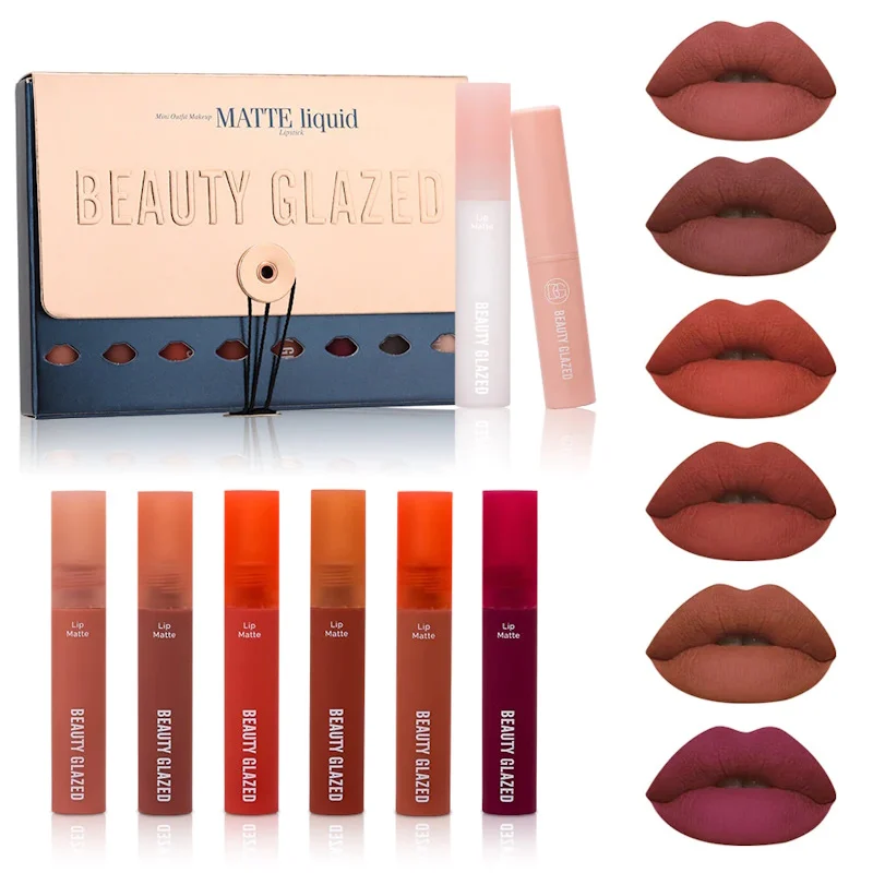 Picture of Beauty Glazed Mini Outfit Matte Liquide Lipstick - 8PCS Set (OA)
