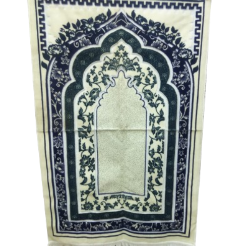 Picture of Safa Tex Muslim Prayer Jaynamaz - জায়নামাজ (White) - Any Design-(BA)