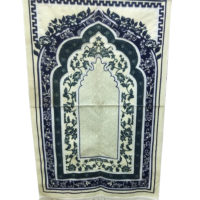 Picture of Safa Tex Muslim Prayer Jaynamaz - জায়নামাজ (White) - Any Design-(BA)