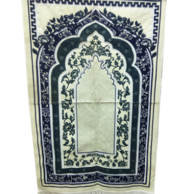 Picture of Safa Tex Muslim Prayer Jaynamaz - জায়নামাজ (White) - Any Design-(BA)