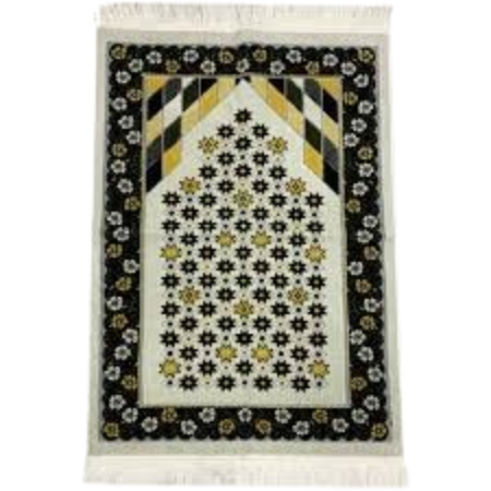 Picture of Safa Tex Muslim Prayer Jaynamaz - জায়নামাজ (White) - Any Design-(BA)