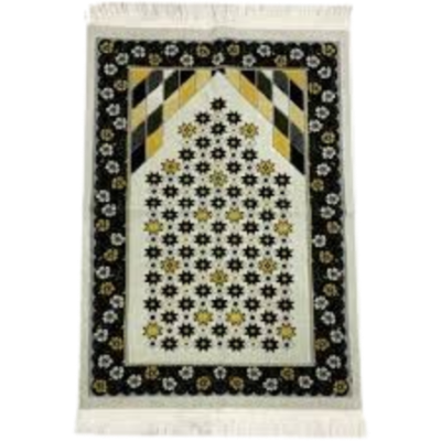 Picture of Safa Tex Muslim Prayer Jaynamaz - জায়নামাজ (White) - Any Design-(BA)