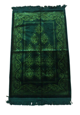 Picture of Safa Tex Mehrab Muslim Prayer Jaynamaz - জায়নামাজ (Green) - Any Design-(BA)