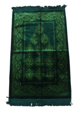 Picture of Safa Tex Mehrab Muslim Prayer Jaynamaz - জায়নামাজ (Green) - Any Design-(BA)