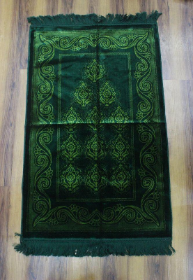 Picture of Safa Tex Mehrab Muslim Prayer Jaynamaz - জায়নামাজ (Green) - Any Design-(BA)