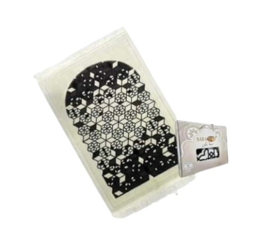 Picture of Safa Tex Muslim Prayer Jaynamaz - জায়নামাজ (White) - Any Design-(BA)