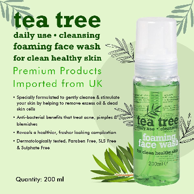 Picture of XPELTea Tree Foaming Face Wash 200 mL or Facial Scrub 250mL (OA)-Fresh