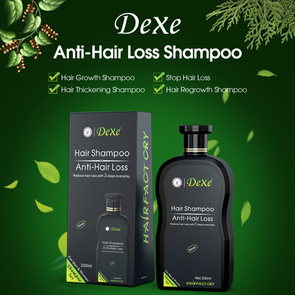 Picture of Dexe Hair Shampoo Anti hair Loss Chinese Herbal Hair Growth For Men-(R0010)