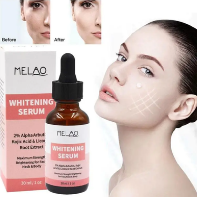 Picture of Melao Natural Hyaluronic Acid Whitening Serum for Face Whitening Brightening Moisturizing Vitamin E Skin Care Essence- 30ml-(R0010)