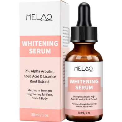 Picture of Melao Natural Hyaluronic Acid Whitening Serum for Face Whitening Brightening Moisturizing Vitamin E Skin Care Essence- 30ml-(R0010)