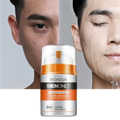 Picture of Bioaqua Men Skin Care Moisturizing Oil Control Face Cream Acne Treatment Day CREAM-50g-(R0010)-Fresh