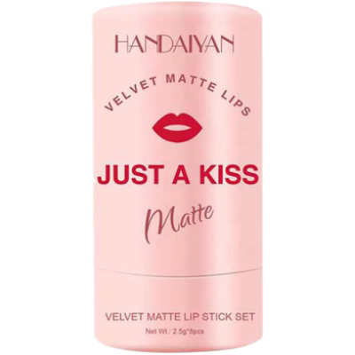 Picture of HANDAIYAN Makeup Velvet Matte Waterproof Long Lasting Moisturizing Not Fading Lipstick 8 pcs-(R0010)