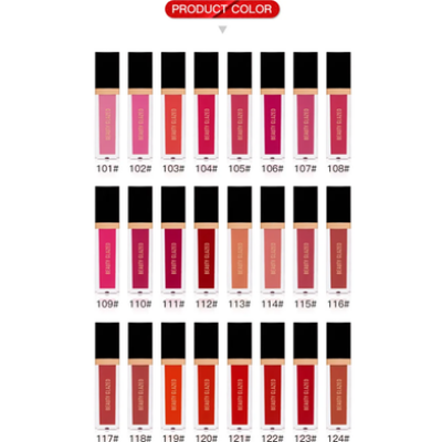 Picture of BEAUTY GLAZED Matte Lipstick Waterproof Long Lasting Lip Gloss Nude Velvet Pigment Batom Women Fashion Lip Makeup-(R0010)