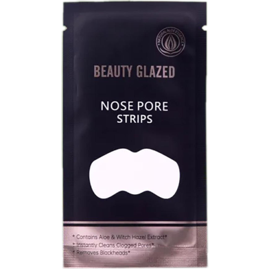 Picture of Beauty Glazed Nose Pore Strips Deep Nose Cleansing With Blackhead Acne Nose Patch To Remove Moisturizing Whitening Skin Care-5pcs-(R0010)