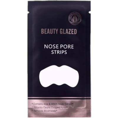 Picture of Beauty Glazed Nose Pore Strips Deep Nose Cleansing With Blackhead Acne Nose Patch To Remove Moisturizing Whitening Skin Care-5pcs-(R0010)