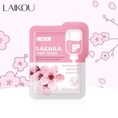 Picture of Laikou sakura Mud 5g Face Mask- 1 Pcs-(R0010)