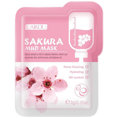 Picture of Laikou sakura Mud 5g Face Mask- 1 Pcs-(R0010)