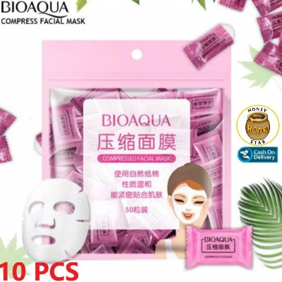 Picture of BIOAQUA Compressed Facial Tablet Face Sheet Mask -50Pcs-(R0010)
