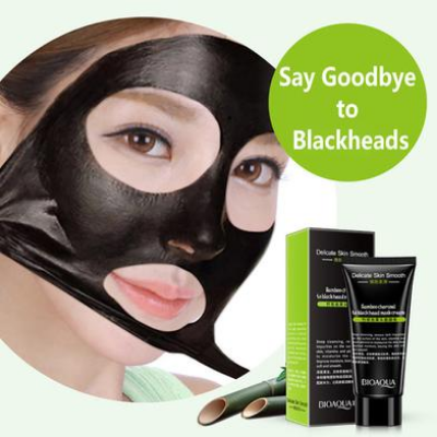 Picture of BioAqua Deep Cleansing Charcoal Black Facial Mask - 60gm-(R0010)