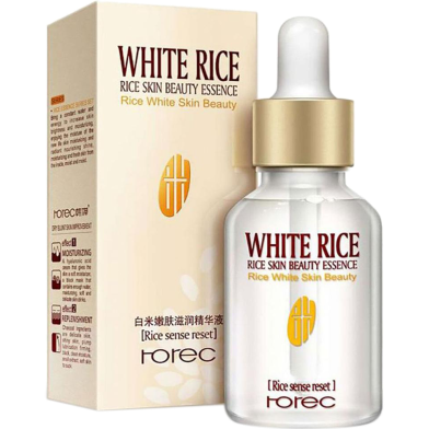 Picture of White Rice Serum Reduces Wrinkles and Lighten Dark Spots Pore Minimizer Anti- Aging Face Moisturizer Skin Lightening-15ml-(R0010)