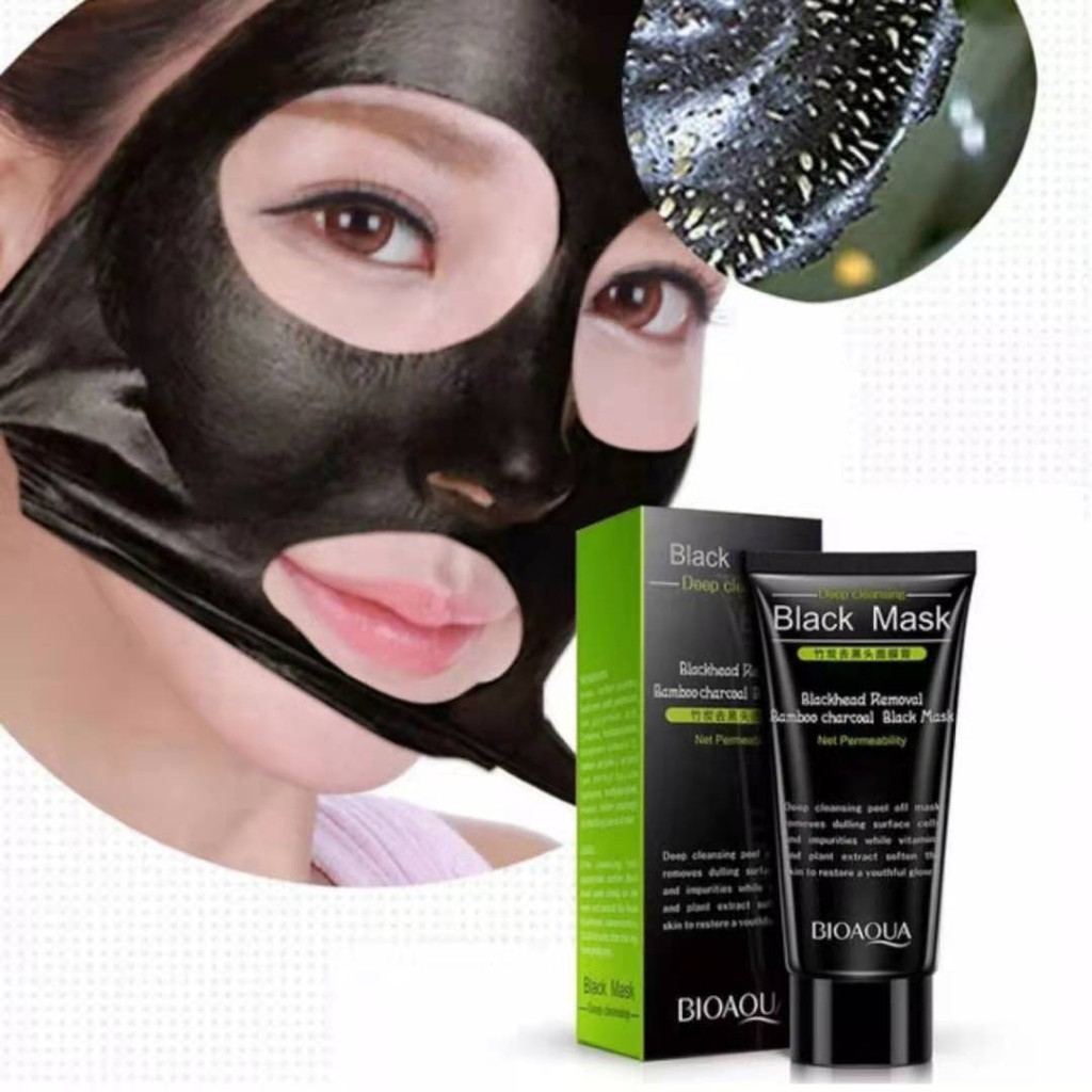Picture of Bioaqua Bamboo Charcoal Black Remover Black Facial Mask - 60gm - Mask - Mask-(R0010)