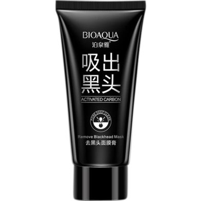 Picture of Bioaqua Blackhead Remover Cleaner Purifying Deep Cleansing Acne Black Mud Face Mask Peel-off 60g-(R0010)
