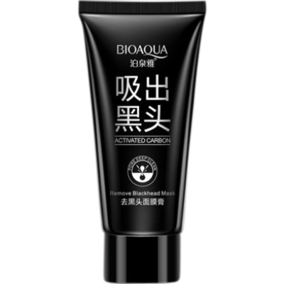 Picture of Bioaqua Blackhead Remover Cleaner Purifying Deep Cleansing Acne Black Mud Face Mask Peel-off 60g-(R0010)
