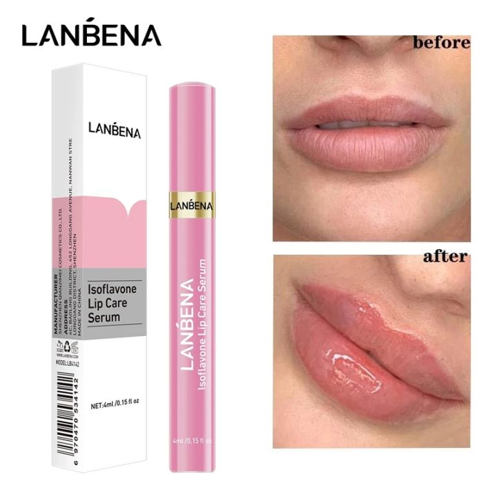 Picture of LANBENA Lip Plumper Serum Lip Care Lip Gloss Mask Repairing Moisturizing Increase Lip Elasticity-4ml-(R0010)