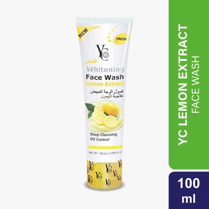Picture of YC Whitening Lemon Face Wash - 100ml -33507-(R0010)-Fresh