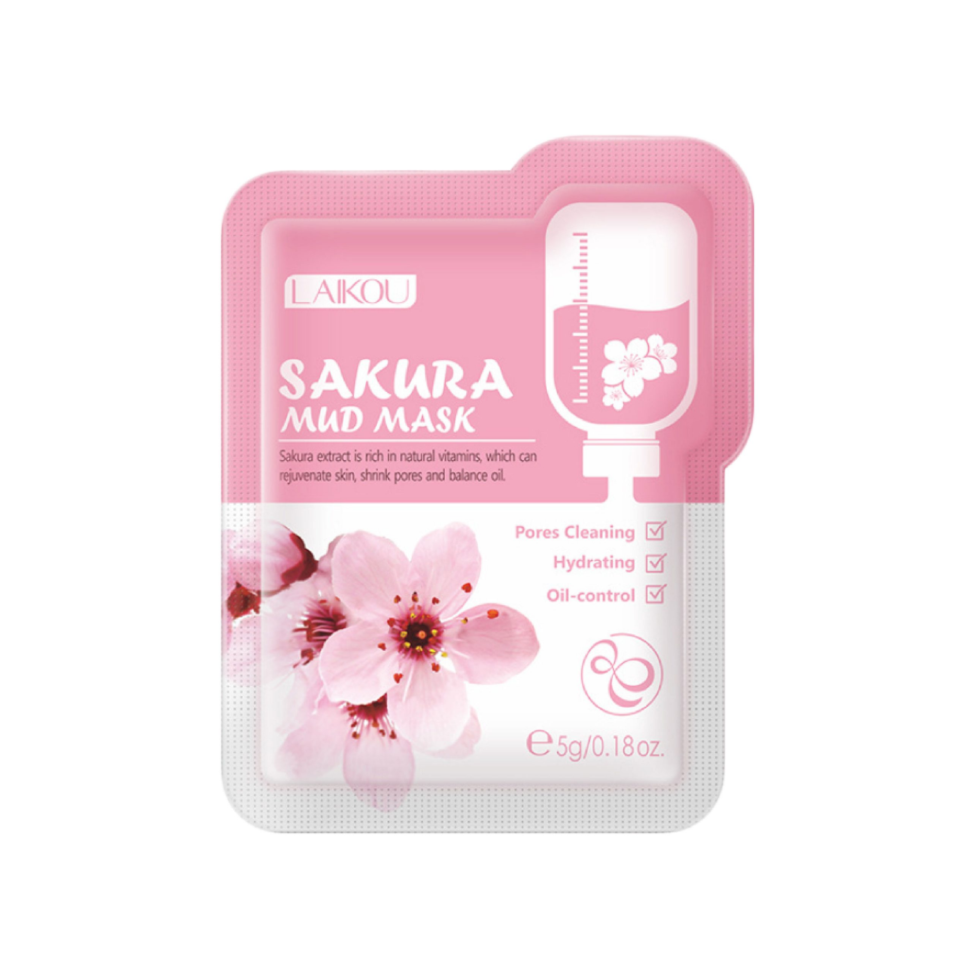 Picture of Laikou Sakura Mud Mask: Blossom Goodness-1pcs-(R0010)