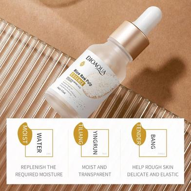 Picture of Bioaqua Rice Raw Pulp Essence Vitality Shrink Pores Skin CARE-15ML-(R0010)