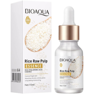 Picture of Bioaqua Rice Raw Pulp Essence Vitality Shrink Pores Skin CARE-15ML-(R0010)