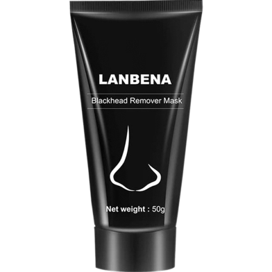 Picture of Lanbena Blackhead Remover Nose Black Mask Face Care Mud Acne Treatment Peel Off Mask Pore Strip Skin Care Peel Mask Oil Control - Mask-50gm-(R0010)