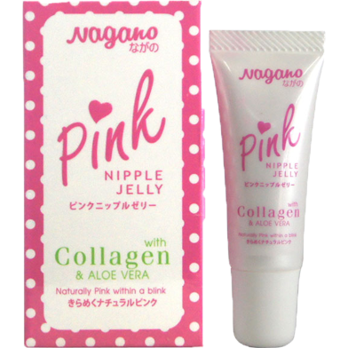 Picture of Nagano Pink Jelly Lips Nipples Vitamin E Collagen Aloe Vera Whitening Tint-10gm-(R0010)