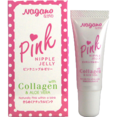 Picture of Nagano Pink Jelly Lips Nipples Vitamin E Collagen Aloe Vera Whitening Tint-10gm-(R0010)