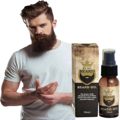 Picture of By My Beard Growth Solution Oil for Men - 30ml (Uk)-(R0010)