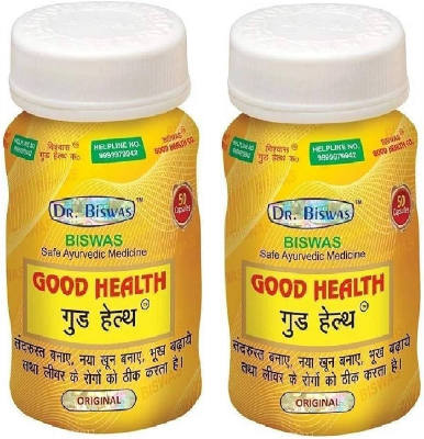 Picture of Dr Biswas Ayurvedic Good Health 50 Capsules Each Pack (2 pack)-(R0010)