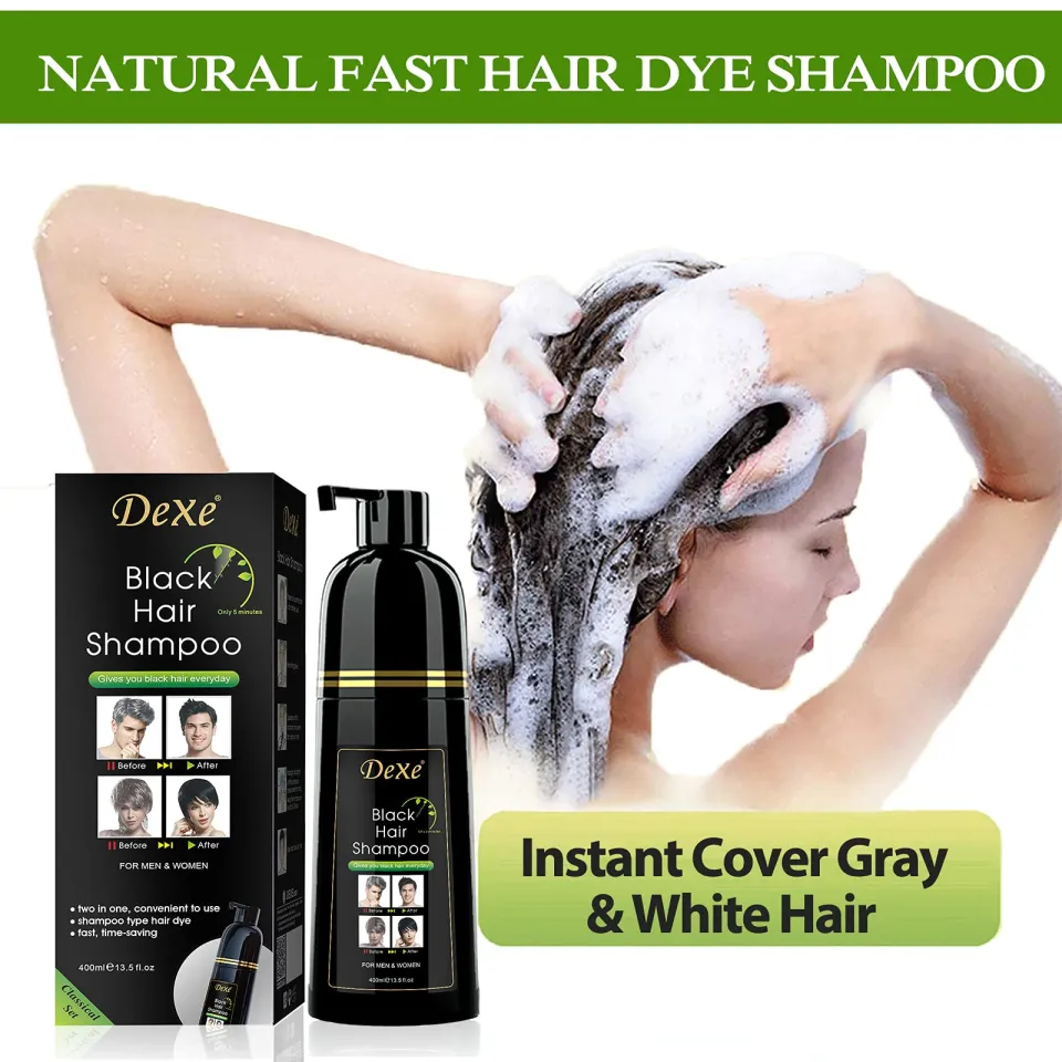 Picture of Dexe Black Hair Shampoo Economic Set - 400 ml-(R0010)