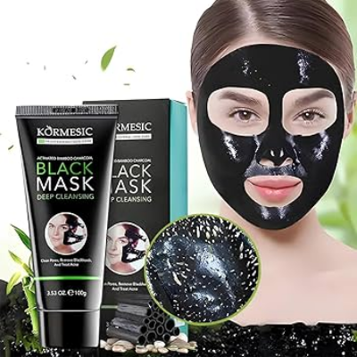 Picture of Bamboo Charcoal Peel-Off Black Mask - Blackhead Remover Mask-120ml-(R0010)