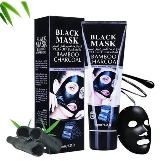 Picture of Bamboo Charcoal Peel-Off Black Mask - Blackhead Remover Mask-120ml-(R0010)