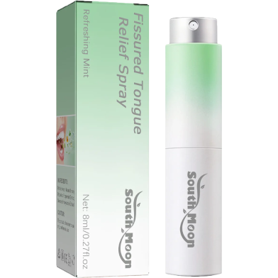 Picture of South Moon Cracked Tongue Treatment Spray Remove Oral Odor Halitosis Fresh Breath Tongue Cleaning Mouth Ulcer Pain Relief Spray-(R0010)