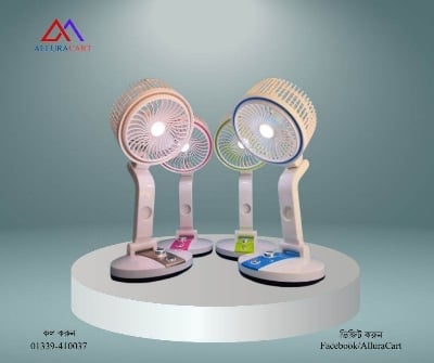 Picture of LR 2018 Rechargeable Folding Table Fan with Light