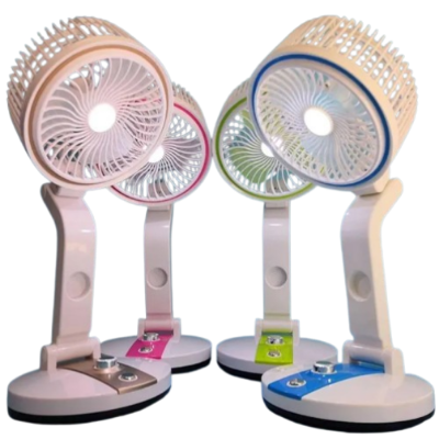Picture of LR 2018 Rechargeable Folding Table Fan with Light