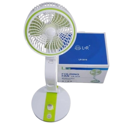 Picture of LR 2018 Rechargeable Folding Table Fan with Light