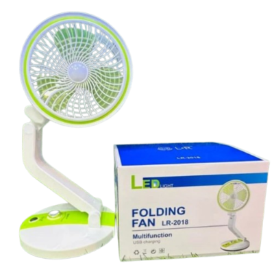 Picture of LR 2018 Rechargeable Folding Table Fan with Light