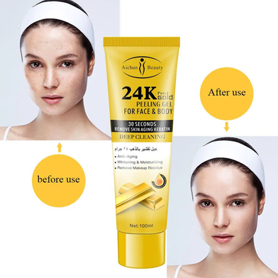 Picture of Aichun Beauty 24k Pure Gold Peeling Gel â€“ 100ml-(B-0010)