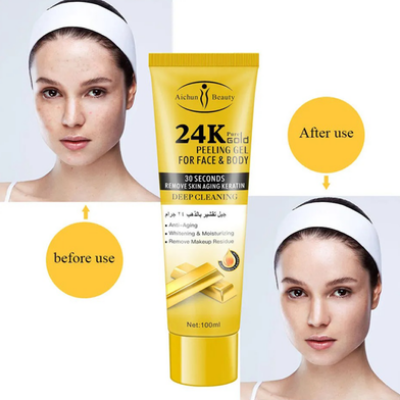 Picture of Aichun Beauty 24k Pure Gold Peeling Gel â€“ 100ml-(B-0010)